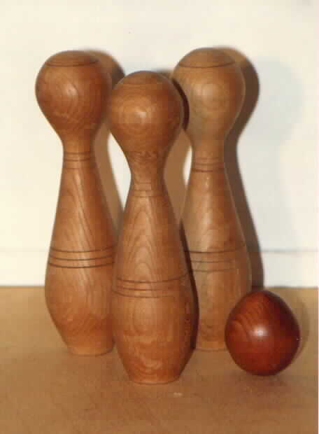 wooden skittles portrayal